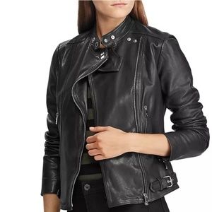 Lauren Ralph Lauren - Genuine Leather Moto Jacket